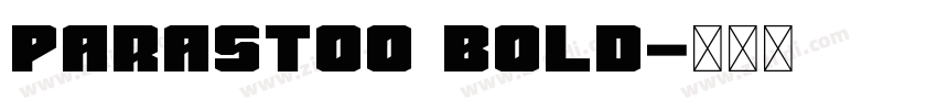 Parastoo Bold字体转换